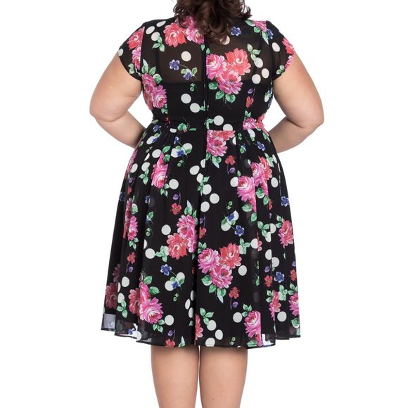 🌸Hell Bunny Bloomsbury Dress UK4X - Picture 2 of 5
